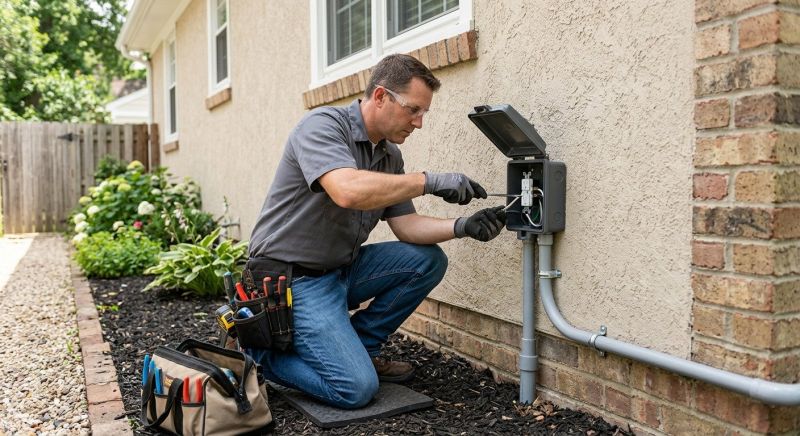 Exterior Outlet Installation in Heber City, UT