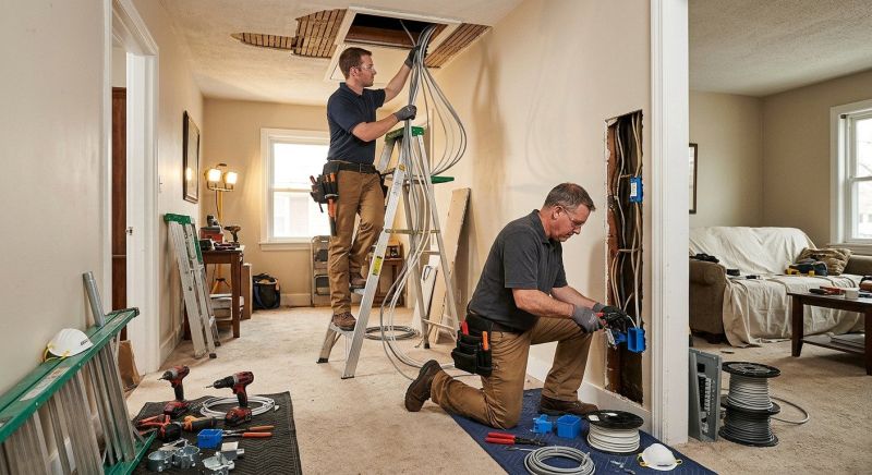New Construction Wiring in Alpharetta, GA